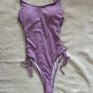 SHEIN Purple One Piece Swimsuit